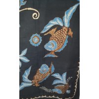 Batik doek met vissen
